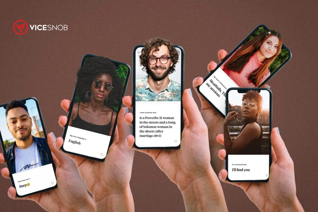 Profiles on Hinge Dating App