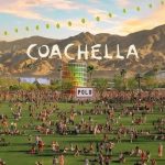 A photo of festival attendees celebrating at Coachella 2026 after both weekends sold out, holding up their digital tickets and passes.