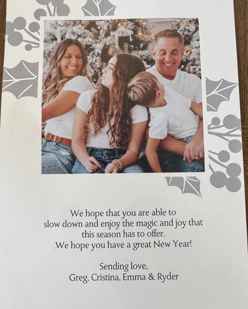 A commemorative image honoring the legacy of NASCAR champion Greg Biffle alongside the family’s final 2025 Christmas card, following the news of the fatal Greg Biffle plane crash at Statesville Regional Airport.
