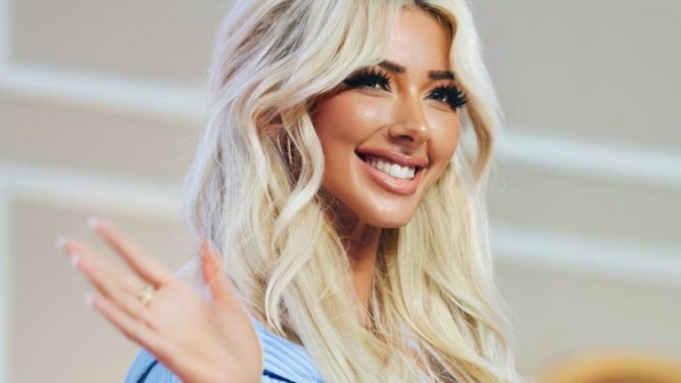 Promotional graphic detailing the rise and fall of Nala Ray OnlyFans career, including her $14 million exit from the adult industry and her subsequent transformation into a faith-based influencer.