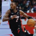 Terry Rozier gambling: Miami Heat guard Terry Rozier in action on the court, currently facing a federal judge in a legal move to dismiss gambling and wire fraud charges.