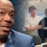 A headline graphic for a story titled "Ja Rule Issues Apology After Pillow Fight With Tony Yayo," detailing the aftermath of a heated mid-air confrontation between the two rappers that led to Ja Rule being removed from the aircraft.