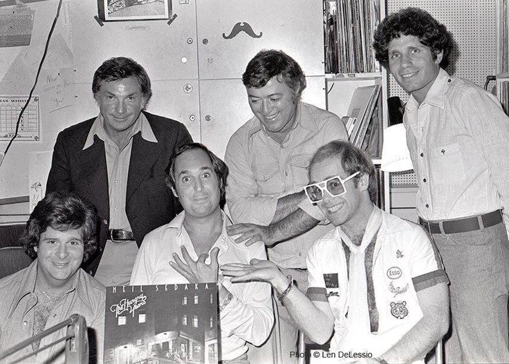 An archival image celebrating Neil Sedaka surpassing 25 million record sales during his early career peak.