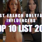Alt text: "Collage of four women posing confidently, each in stylish outfits. Overlaid text reads 'Best French OnlyFans Influencers Top 10 List 2026'."