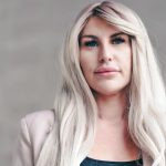 A blonde woman looking directly into the camera during a BBC investigation highlighting exploitative practices where some OnlyFans Managers take up to 70% of creator earnings.