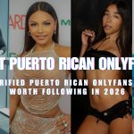 Banner for "Top 10 Verified Puerto Rican OnlyFans Creators Worth Following in 2026.jpg" featuring a four-panel collage of popular digital creators including Nicole Castillo, Brandy Salazar, Alexandra Pereles, and Elinnette. Bold text overlay reads "BEST PUERTO RICAN ONLYFANS" and "TOP 10 VERIFIED PUERTO RICAN ONLYFANS CREATORS WORTH FOLLOWING IN 2026."