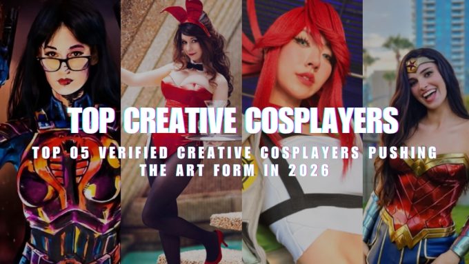 Collage of top 5 creative cosplayers