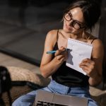 OnlyFans creator recording video content for a subscription platform