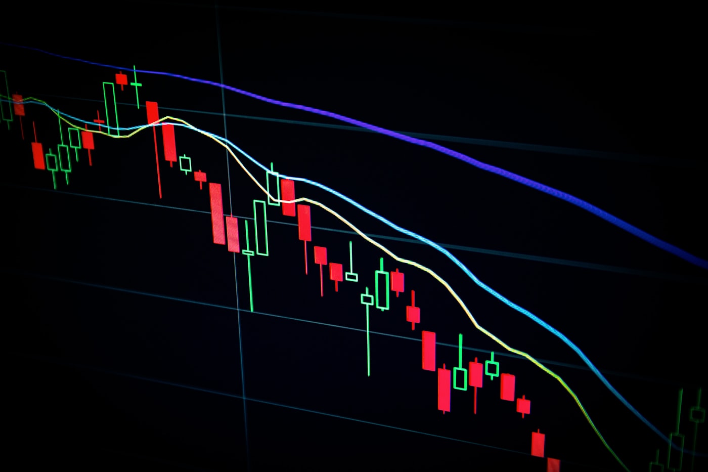 Stock market charts representing OnlyFans IPO and financial performance