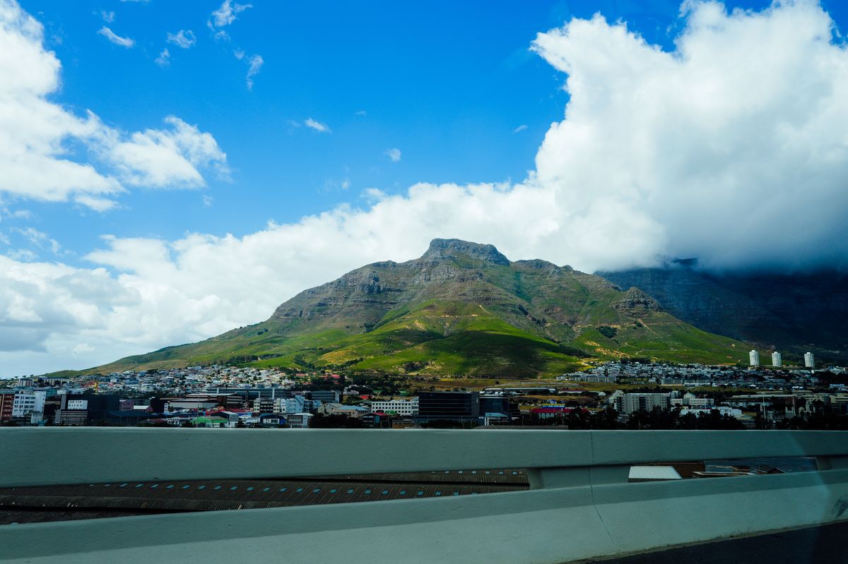 Cape Town skyline beneath Table Mountain, home to many South African OnlyFans creators