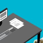 OnlyFans creator tools shown as a laptop workspace with rising income charts