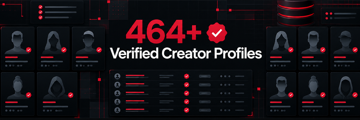 ViceSnob Creator Database - Hundreds of Verified OnlyFans Creator Profiles