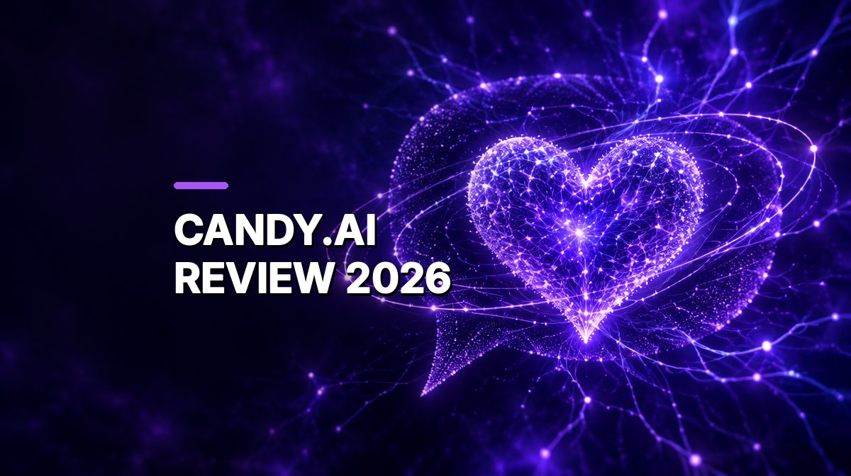 A violet heart-shaped constellation glows within flowing neural light trails.