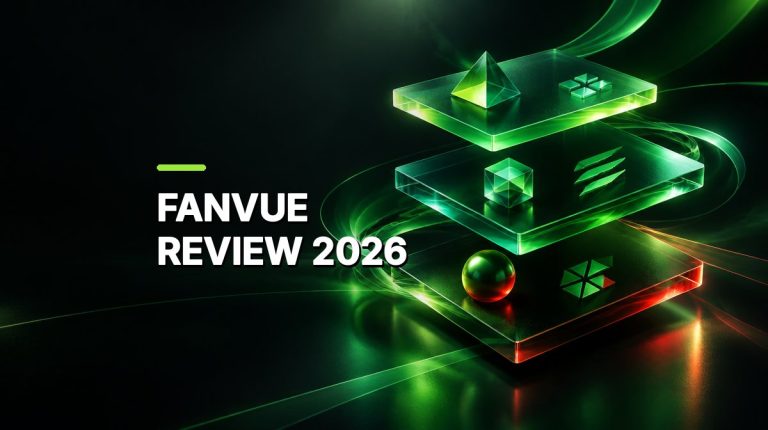 Emerald membership tiers glow in a stack linked by flowing green light.