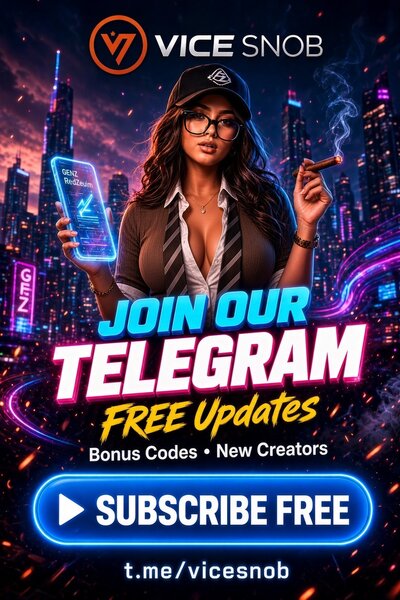 Join the ViceSnob Telegram - free updates, bonus codes, new creators